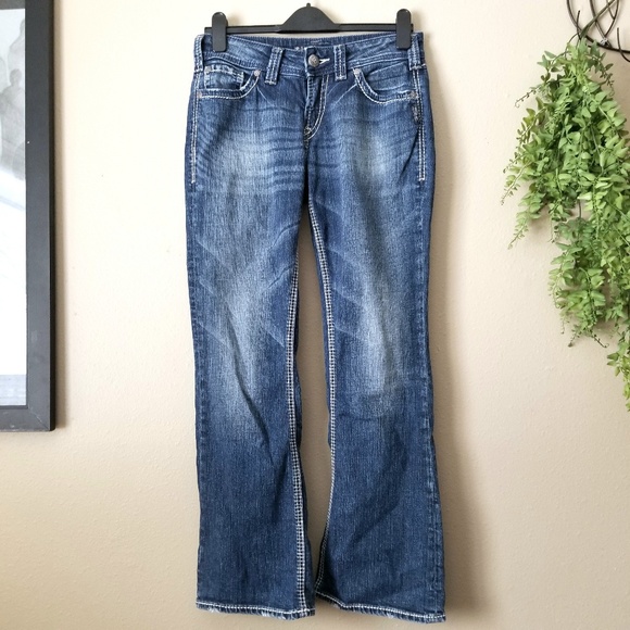 Silver Jeans Denim - Silver | Suki Surplus Boot Cut Jeans